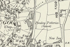 
Ponkey brickworks, Rhos, 1898, © Crown Copyright reserved