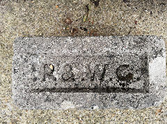 'P & WG', The 'Penmaenmawr and Welsh Granite Co' made from granite waste © Photo courtesy of Alex Betteny