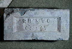 'RB & TC Co Ld' from the Ruabon Brick and Terra Cotta Co Ltd, Denbighshire, © Photo courtesy of Frank Lawson