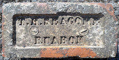 
'T H Seacome Ruabon' from Delph Brick and Fireclay Works, © Photo courtesy of Frank Lawson and 'Old Bricks'