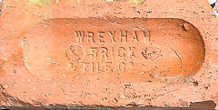 'Wrexham Brick & Tile Co', from Kings Mill or Ruabon Road brickworks, © Photo courtesy of 'Old Bricks'