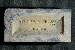'Wyndham & Phillips Ltd Ruabon' from Delph Brick and Fireclay Works, Photo courtesy of Frank Lawson