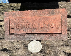 
A miniature 'Buttington' brick, probably a salesman's sample, © Photo courtesy of Julie Bradders