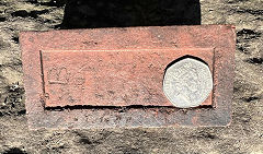 A miniature 'Buttington' brick, probably a salesman's sample, © Photo courtesy of Julie Bradders