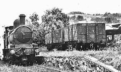Goetre Siding at Goetre Brickworks c1940, © Photo courtesy of W A Camwell