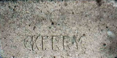'Kerry' possibly from one of the Kerry brickworks but found in Argentina, © Photo courtesy of Mark Cranston
