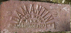 
'Adamantine Trade Mark HBH C Davison & Co' from Charles Davison & Co Ltd Buckley, Flint,  © Photo courtesy of Martyn Fretwell and 'Old Bricks'