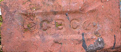 
'CBC', possibly from Castle Brick Co or Cardiff Brick Co, © Photo courtesy of 'Old Bricks'