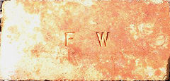 
'FW', for 'Flintshire White', © Photo courtesy of 'Old Bricks'