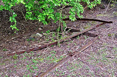 
Hancocks Wharf tramway rail, © Photo courtesy of Phil Pritchard