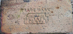 
'Trade Mark FW', for 'Flintshire White', © Photo courtesy of 'Old Bricks'