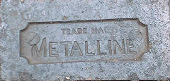 
'Trade Mark Metalline' from Buckley Brick & Tile Co Ltd, © Photo courtesy of 'Old Bricks'