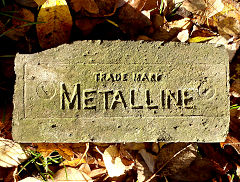 
'Trade Mark Metalline', from Buckley Brick & Tile Co Ltd, © Photo courtesy of Frank Lawson