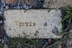 
'Cowan M', from Cowen's brickworks (Low yard), Blaydon Burn, Newcastle-upon-Tyne