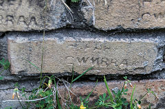 'H Parfit Cwmbran' with 1 'T', from Upper Cwmbran brickworks