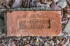 A small sized brick from 'Haunchwood Nuneaton'