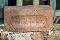
'Pontypool Brick Co Ltd' type 2 from Blaendare brickworks, Pontypool, Mon