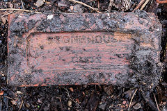 
'Stonehouse Glos', the reverse of 'Stonehouse Brick & Tile Co Ld', found at CrumpMeadow, Forest of Dean