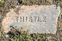 
'Thistle', from a Scottish brickworks