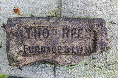 
'Thos Rees Furnace Blwm', from Furnace Blwm brickworks, Caerphilly