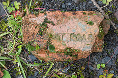 
'Tredegar', 'Pat Appd For' with grooves and ribs, from Tredegar Collieries brickworks