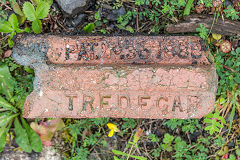 
'Tredegar', 'Pat No 357888' with grooves and ribs, from Tredegar Collieries brickworks