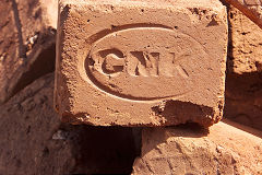 'GMK', end imprint (from Ooti, Southern India)