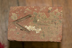 Brick made by Mr Goodwin of Waitaka, in Waitaka Museum, Spring 2017