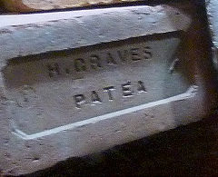 'H Graves Patea', from the Patea Steam brick Co, at Tawhiti Museum