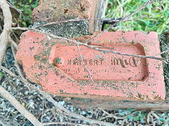'Herbert Hill', from Rolleston Street Brickworks, Mount Cook, Wellington, found at Khandallah, Wellington, Feb 2023