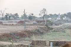 Brickworks between Agra and Delhi, February 2016