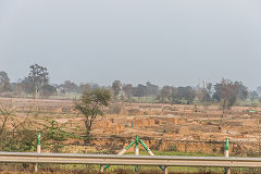 Brickworks between Agra and Delhi, February 2016