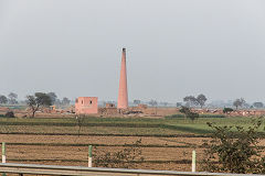 
Brickworks between Agra and Delhi, February 2016