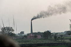 
Brickworks between Agra and Delhi, February 2016