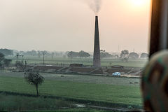 Brickworks between Agra and Delhi, February 2016