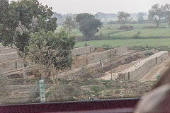 Brickworks between Agra and Delhi, February 2016