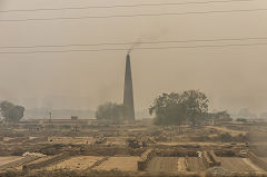 Brickworks between Dehli and New Jalpaiguri, March 2016