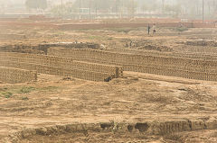 
Brickworks between Dehli and New Jalpaiguri, March 2016