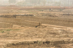 
Brickworks between Dehli and New Jalpaiguri, March 2016