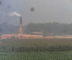 
Brickworks between Dehli and New Jalpaiguri, March 2016