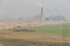 Brickworks between Dehli and New Jalpaiguri, March 2016