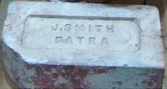 'J Smith, Patea' another brickworks in Patea, at Tawhiti Museum