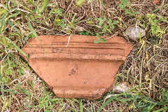 
'Racica Tivat' tile, found in Kotor, Montenegro, May 2018