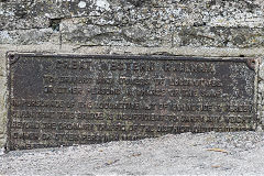 
GWR bridge warning notice, Brecon, June 2017