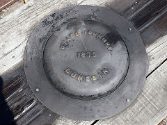 
'Otago Foundry 1875 Dunedin', on a railway turntable at Pleasant Point, New Zealand, January 2023