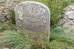 
'BH Boundary of Minerals Settled by Act of Parliament 1839', stone 3, Mynydd Maen