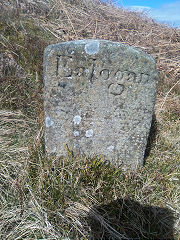 
'Edlogan Abercarn' stone 6 at ST 25938 98258, © Photo courtesy of Robert Kemp