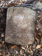 
'Edlogan Abercarn' stone 7 at ST 26013 98247, © Photo courtesy of Robert Kemp