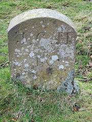 
'JCH IX', John Capel Hanbury with 'MP' Magna Porta, Mynydd Maen, photo courtesy of Lawrence Skuse