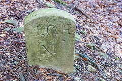 
'JCH XI', John Capel Hanbury, with 'E' Edlogan on reverse, Blaen Bran, Upper Cwmbran